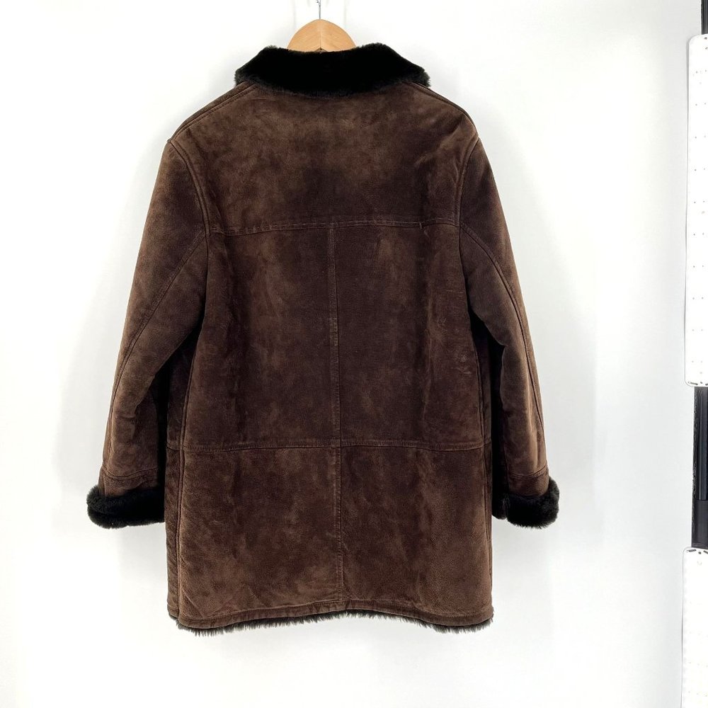 Jones New York Suede Jacket with Furry Lining Women's Medium - Picture 4 of 7